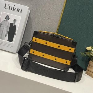 Designer zachte kofferbak tas monogrammen canvas designer handtas matte hoek met afneembare schouderriem Luxe schoudertassen