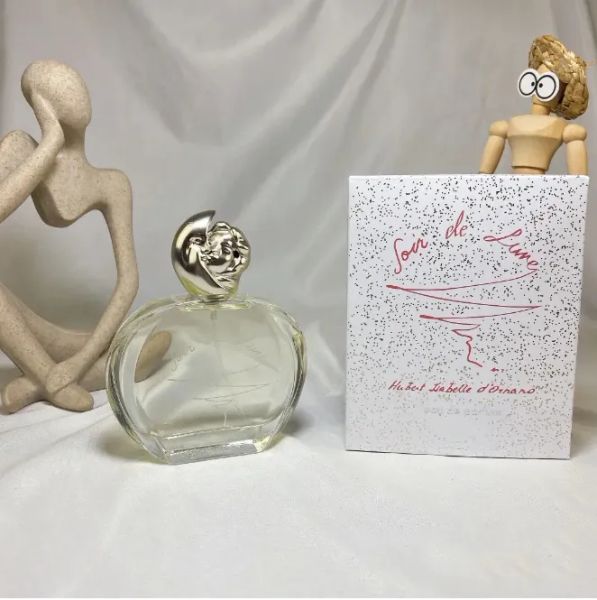 Diseñador Soir de Lune Perfume 100 ml Fragancia para mujer 3.3 oz Eau De Parfum Olor de larga duración Aroma floral a fruta EDP Paris Marca Mujer Lady Girl Perfumes Colonia Spray