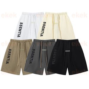 Designer effen kleur sportbroek paar hoge heren casual shorts dames hiphop straatoutfit S-XL
