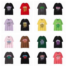 Designer SP5DER 5555 shirts Young Thug T-shirt hiphopheren en dames hoodie hoogwaardige bedrukte spider poeder pullover 555555 Europese maat S-XXL WQ