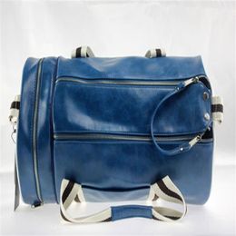 Designer-speciaal aanbod 2021 Nieuwe buitensporttas Hoogwaardige PU Soft Leathrerr Gym Bag Men Bagage Travel Bag2363