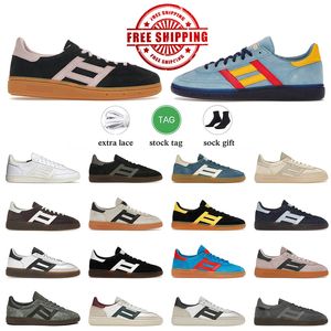 Ontwerper Spezial Casual Shoes Handball Spezials Bauhaus Core Zwart Clear Pink Gum Geel Bright Blue Wales Bonner Men Women Free Shipping Shoes Trainers Dhgate