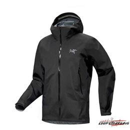 Designer Sport Jacket Winddichte jassen Beta jas kap jas voor heren winddichte, ademende en waterbestendige aanvalspak zwart mwhb
