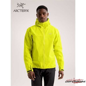 Chaqueta a prueba de viento de diseñador Jackets Beta Gore-Tex Impload Sprint Camisa Euphoria/Xinkuai Green M Y228