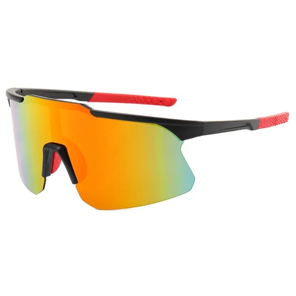 Diseñador Deporte Gafas de sol polarizadas Gafas de protección UV al aire libre para esquiar Gafas a prueba de viento Moda Montar motocicleta Seguridad Aviador Mujeres Hombres Jóvenes