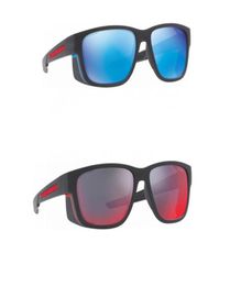 Gafas de sol deportivas de diseñador en color negro Occhiali Linea Rossa Impavid SPS07W Occhiali da sole realizzati in unesclusiva fibra di nylon ult7312518