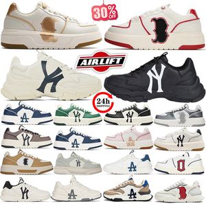 Designer Sports Running Chaussures Hommes Femmes Big Ball Chunky Liner Chaussure Mode Luxe Cuir Bas Top Extérieur Plat Hommes Baskets New York Blanc Beige Imprimer Entraîneur