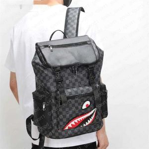 Diseñador mochila mochila mochila Versión coreana Men Back Pack de moda