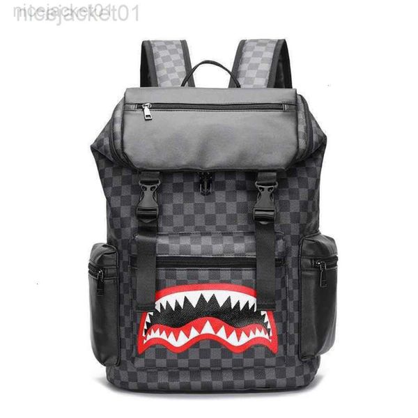 Diseñador Spraygrounds Mochila Mochila Versión coreana Hombres Mochila Marca de moda Gran capacidad Estilo académico Viajes Bolsa de computadora Bolsa de viaje 230708