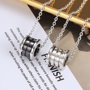 Designer lente ketting voor mannen en vrouwen high-end keramische paren hanger ketting mode-accessoires Valentijnsdag Kerst sieraden geschenken