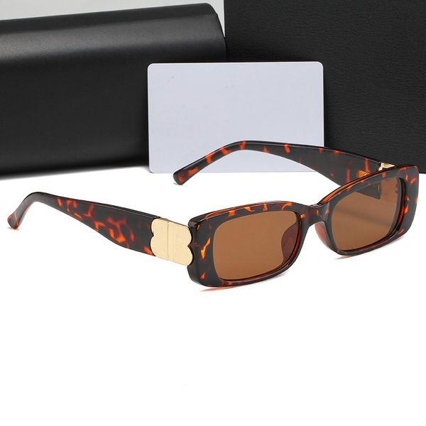 Gafas de sol cuadradas de diseñador para hombres y mujeres Gafas de sol retro Gafas de sol para hombres Gafas de sol con placa de metal de moda Gafas de sol polarizadas para conducir