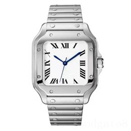 montre carrée design vis santo montre homme saphir wssa0018 reloj hombre bracelet en cuir mouvement à quartz montre automatique étanche mode xb08
