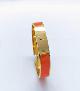 Designer roestvrijstalen manchetarmbanden armbanden sieraden vrouw man 18 kleuren gouden buckle 1719 size532673333