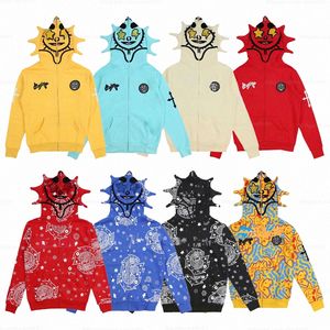 Designer Star 3D-geprint Y2k Casual Retro Heren Zip Up Hoodie Jassen Heren Hoodies Afdrukken Hoodies Jas Sweatshirts Maat S-5XL Volledige Zip Hoodie Y2K Plus H8RE#