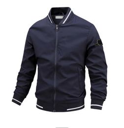 Designer Stones Island Mens Stoney Fashion Wear Veste décontractée Col rond Jeunesse Version coréenne Slim Fit Anti Wrinkle Free178899