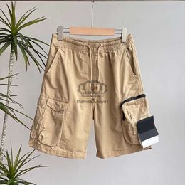 Designer Stones Islandness Shorts Cargozakken Werk Vijfdelige Dames Zomer Joggingbroek Multifunctionele Dijbroek Kort Casual Los