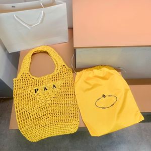 Designer Straw Bags Toes Bag Women Fashion boodschappentassen Hoge capaciteit Handtassen Exquise Design Breat Bech Style Decoratie
