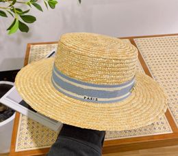 Diseñador Sombrero de cubo de paja Sombrero de crochet de verano Diseñador de lujo Fisherman Fisherman Sun Hats Beach Beanies Gaijas de moda Cabas de punto Panamá