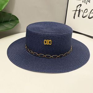 Designer Paille Chapeau Womens Summer Top Flat CHATS BEAUCHET CAP SUPHADE POUR SORTIFS MEN CAPS VACACHES DE VACIE
