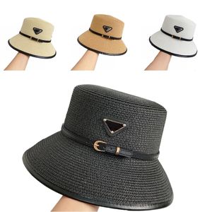 Chapeaux de paille de créateurs pour femmes, chapeau d'été, couleur unie, tissage de plantes, mode gorras classique plage 4 couleurs, casquette de styliste vinatge, accessoires de mode de vacances hg144