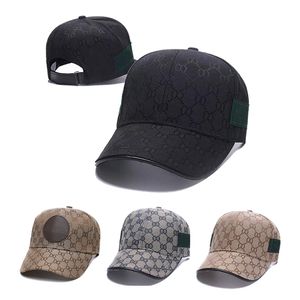 Designer Street Cap Gorra de béisbol de moda Gorra de béisbol de mujer para hombre Gorra delantera de 5 colores Casquette ajustable para adaptarse a la gorra