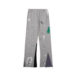 Diseñador Street Loose Jogger Mujer Pantalones rectos Pantalón para hombre Tie Dry Pants