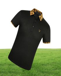 Camisa polo a rayas de diseñador, camisetas, polos de serpiente, bordado floral de abeja, polo de moda de venta al por menor para hombre, camiseta 4016637