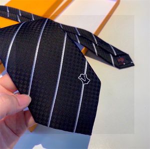 Designer Gestreept Stropdas Mens Luxe Tie Zijde Geweven Zakelijke Event Ties 4 stijlen