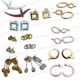 Boucles d'oreilles de créateur pour femmes, bijoux UNode50, boucles d'oreilles géométriques plaquées or 18 carats, populaires européens et américains, argent 925, bijoux de mariage de luxe, cadeau pour mère