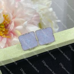 Designer Boucles D'oreilles Amour Trèfle À Quatre Feuilles Boucles D'oreilles Pour Les Femmes De Mode De Mariage Boucle D'oreille Bijoux Cadeau