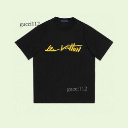 T-shirt stile designer e ricamate Rotondo in puro cotone stampato con collo F13tg Plus Summer Wear Polo da uomo di lusso Polar Street 849