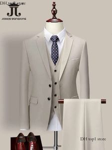 Costume de créateur de style chinois pour hommes de la veste de broderie haut de gamme marque de broderie britannique