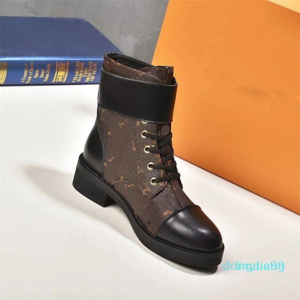 Bottes d'été et d'hiver de créateur pour femmes, bottines en cuir Wonderland Ranger Designer