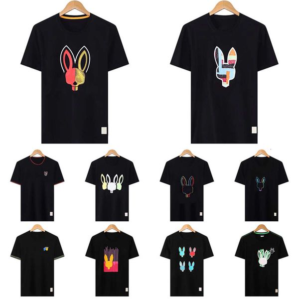 Diseñador verano casual camisetas para hombre para mujer psicópata conejo 2024 nuevo diseño multi estilo hombres camisa moda camiseta pareja manga corta hombre tops tamaño m - 3xl alta calidad
