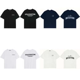 Designer Summer Cole Buxton T-shirts pour hommes Streetwear Lettre imprimée Mode décontractée à manches courtes Hommes Femmes Col rond T-shirt Marée européenne