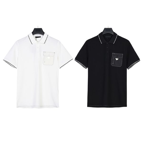 Designer Summer Man Men's Polos T-shirt Tees Lettre de styliste haut de gamme Coton V Neck Men Tops Tees Woman Tshirts Luxury Casual Couple Clother