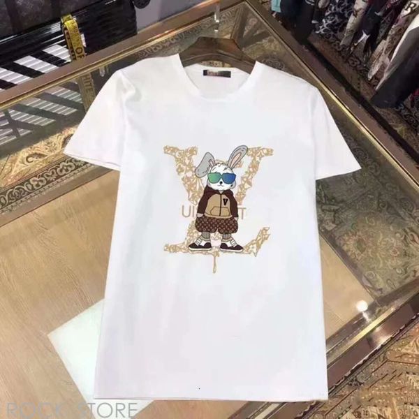 Diseñador Summer Mens Louies Vuttion T Shirt Casual Mans Womens Tees with Letters Impresión de mangas cortas Top Copa de lujo Asia Tamaño S-XXXX 752