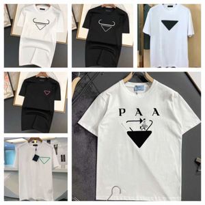 Designer Summer Mens T Shirt Casual Man Dames T Shirts Losse T-stukken met letters afdrukken Korte mouwen