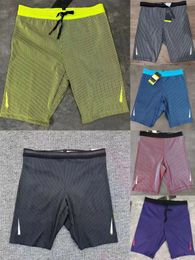 Heren shorts fitness shorts snel drogende elastische sportpakketten met basketbalcompressie training slijtage