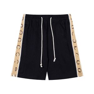 Diseñador Verano Nuevos pantalones cortos con correas reflectantes casuales para hombres lsejfl