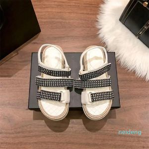 Designer -Summer Outdoor Womens Luxury Sandals Fisherman Sandal Weave Shoe Sole Slipper Classic Pattern Leisure Slippers