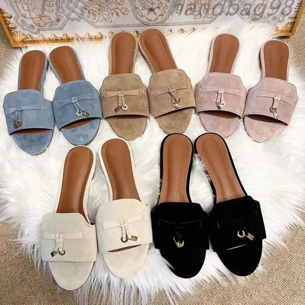 Designer Summer Shoe Outdoors Slide Top Quality Luxury Sandal Sliders Fashion Walk Slipper Men Women Casual Shoessummer Locs de daim