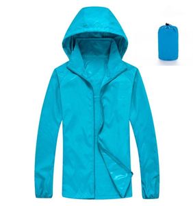 Designer Zomer Women en Mens Raincoat Jackets Wit roze Outdoor Casual Wandelen Waterdichte winddichte Haped Hooded Quick Dry Rain Coat K7359646