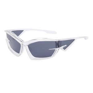 Designer zonnebril koele zonnebril onregelmatige lens zonnebrillen trendy mode dames merk bril bril UV400 lens buiten fietsen mode brillen brillen