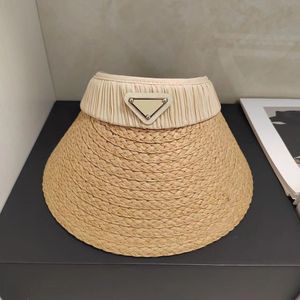 Designer Sun Visor Hat Prades pour femmes pour femmes en forme de seau d'été Hat de loisirs Sun Visor chapeau épaissis triangle extérieur couple Couple de baseball Cap de golf Cap 709