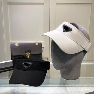 Designer sun Visor Hat Sports Summer Cap Designer Caps Letters Blending Design pour Homme Femme Noir et Blanc