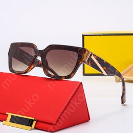 Designer zonnebril voor mannen goud F letter frame polaroid lenzen zonnebril dames vintage luxe zonglas buitensport reizen brillen Hot-7