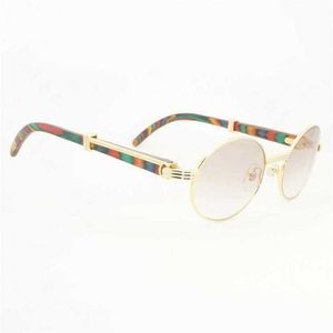 Gafas de sol de diseñador 10% de descuento en el diseñador de lujo Nuevas gafas de sol para hombres y mujeres 20% de descuento en madera para el marco de verano Llena receta Gafas transparentes Accesorios de gafas para hombres