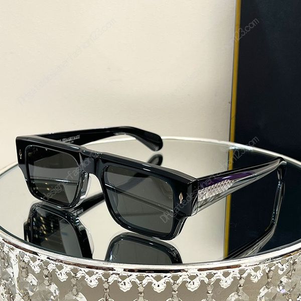 Gafas de sol de diseño Placa de 10 mm de espesor para crear gafas de hombre de la marca DEVOTO de alta calidad gafas de sol clásicas de estilo deportivo negro para mujer caja original
