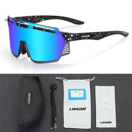 Lunettes de soleil pour hommes pour femmes concepteurs de qualité supérieure 2023 New Limar Outdoor Cycling Placing Placing True Film Sports Lunes de vélo